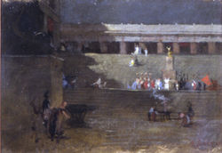 Alfredo Soressi,  Adorazione del vitello d'oro (1958)