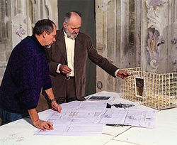 inaugurazione dell'istallazione dell'opera JESUS di Giorgio Milani