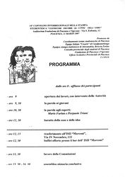 XIV Convegno Interregionale della stampa studentesca