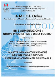IBD E ALIMENTAZIONE: NUOVE PROSPETTIVE E DIETA FODMAP